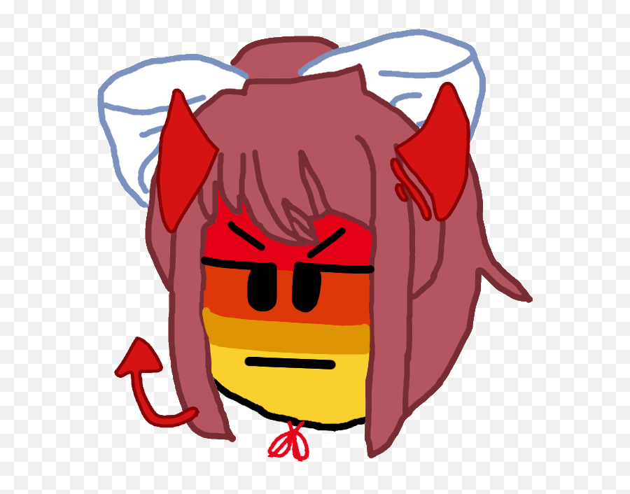 Mad Imp Emoj - Ika Who Called Her Evil Ddlc Ddlc No U Emoji,Angery Emoji