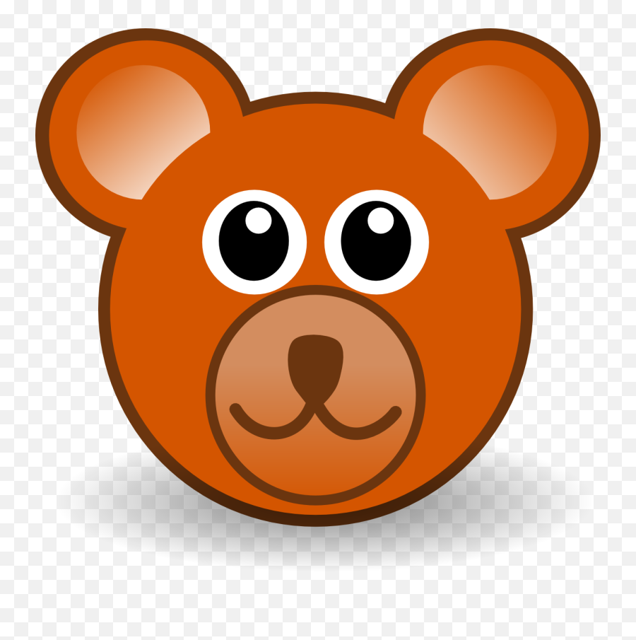 Bear Face Funny Teddy Bear - Clipart Bear Face Emoji,Cartoon Bear Emotions