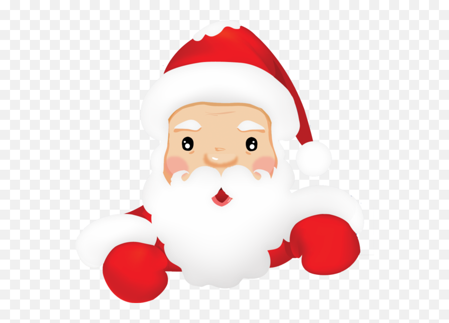 Pere Noel Fond Transparent Clipart - Santa Claus Vector Emoji,Aski Emojis