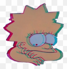 Glitch Sticker - Sadness Clipart Full Size Clipart Glitch Sad Face Transparent Emoji,Tumblr Png Monkey Emojis
