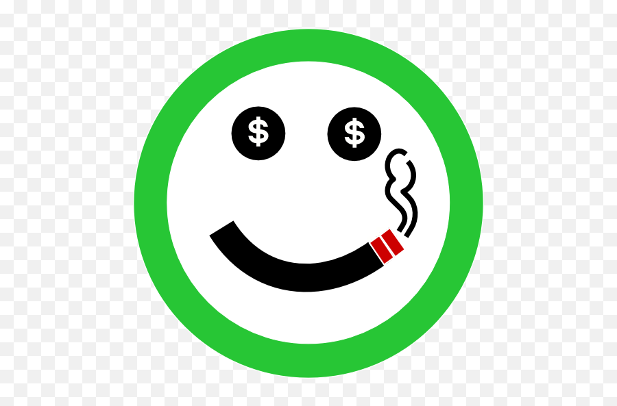 Die Smoking Gold - Get Rich Or Die Smoking App Emoji,Smoking Emoticon