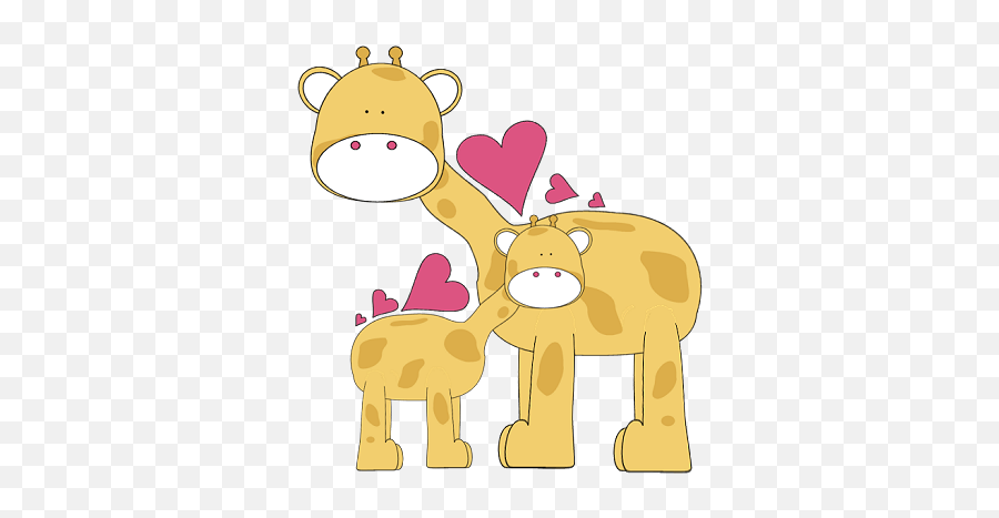 Giraffe Love Clip Art - Cute Valentines Clip Art Full Size Valentine Clipart For Kids Emoji,Giraffe Emoji