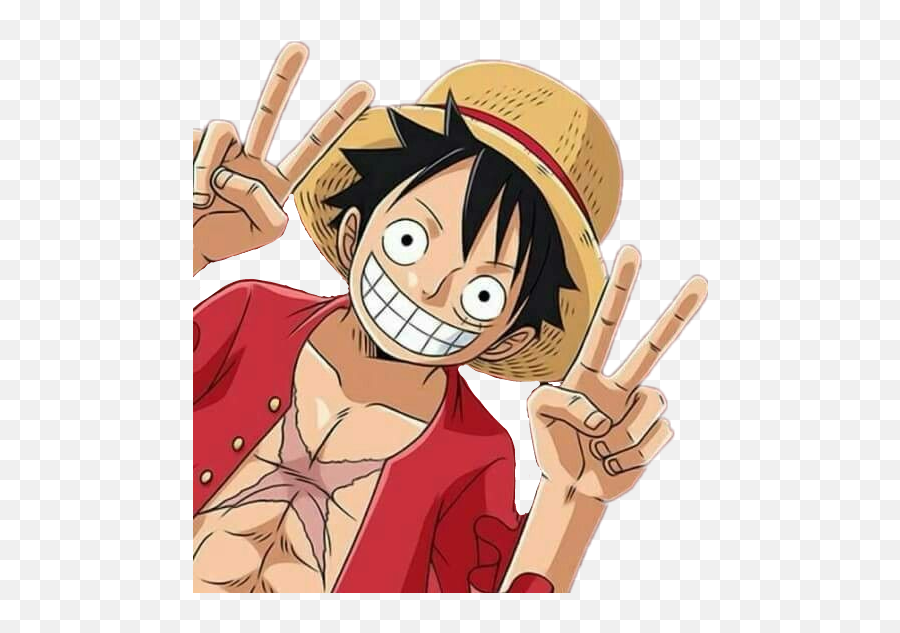 Onepiece Luffy Sticker By Hanami - Luffy One Piece Wallpaper Hd Android Emoji,One Piece Emoji