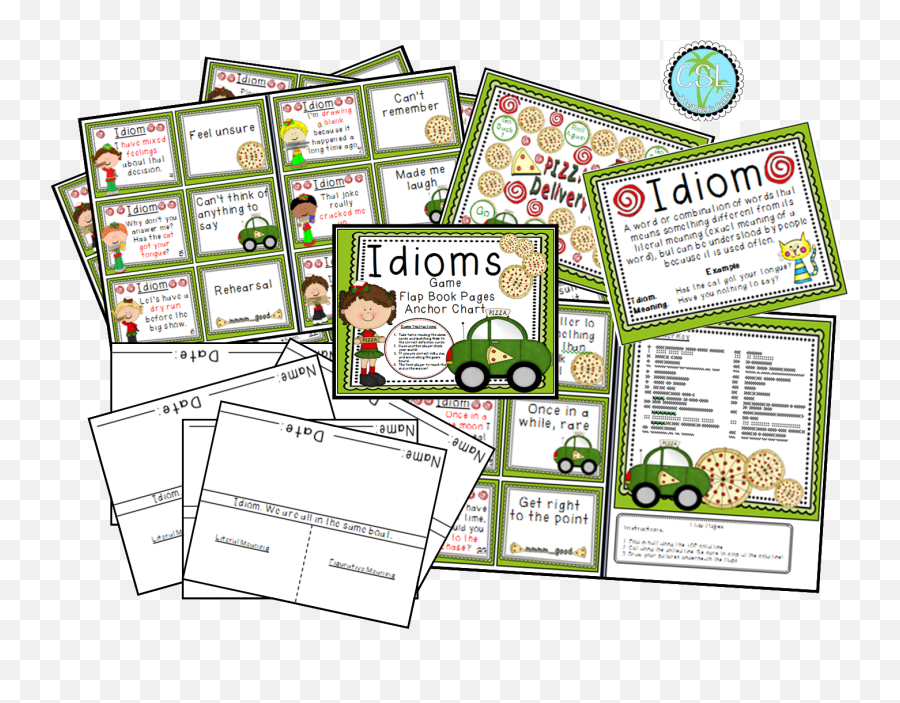 Idioms Worksheets Printable - Horizontal Emoji,Color Emotion Idioms