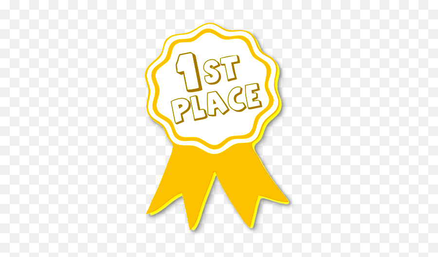 Library Of 1st Place Rosette Vector - Clip Art 1st Place Ribbon Emoji,Blue Ribbon Emoji Prize
