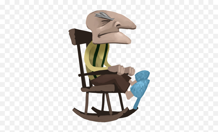 Top Lift Off Stickers For Android Ios - Animated Old Man In Rocking Chair Emoji,Old Men Emotions Clipart Gif