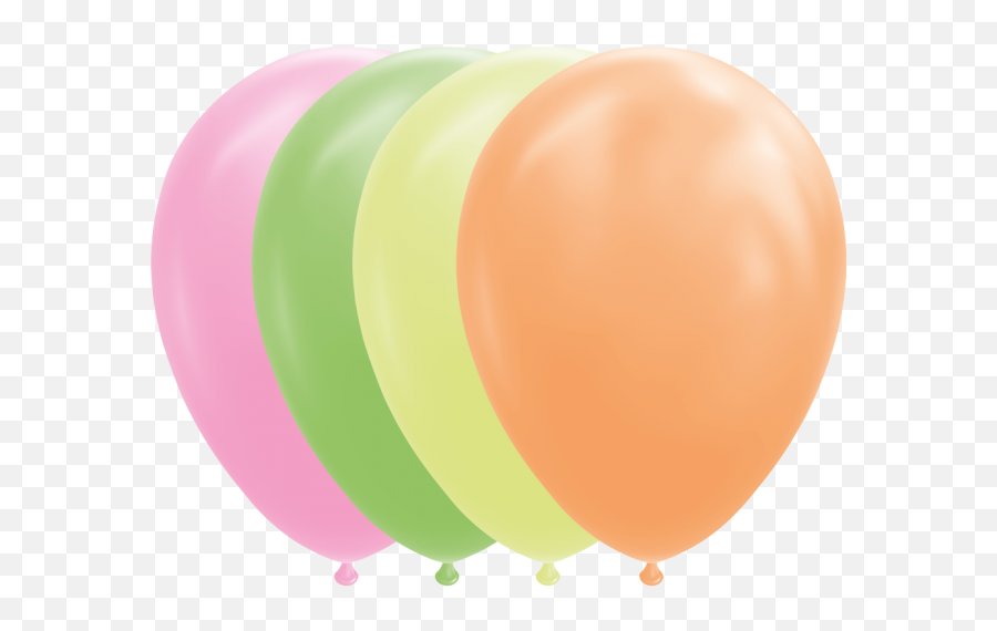 Neonväriset Ilmapallot 10 Kpl - Balloon Emoji,Emoji Shamppanja