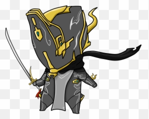 Excalibur Umbra Chibi - Warframe Excalibur Umbra Chibi Emoji,Warframe Chibi Emojis