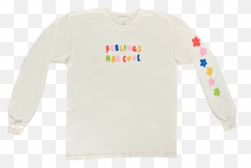 Feelings Club Longsleeve - Long Sleeve Emoji,Mixed Emotions Multi Colored Sweater