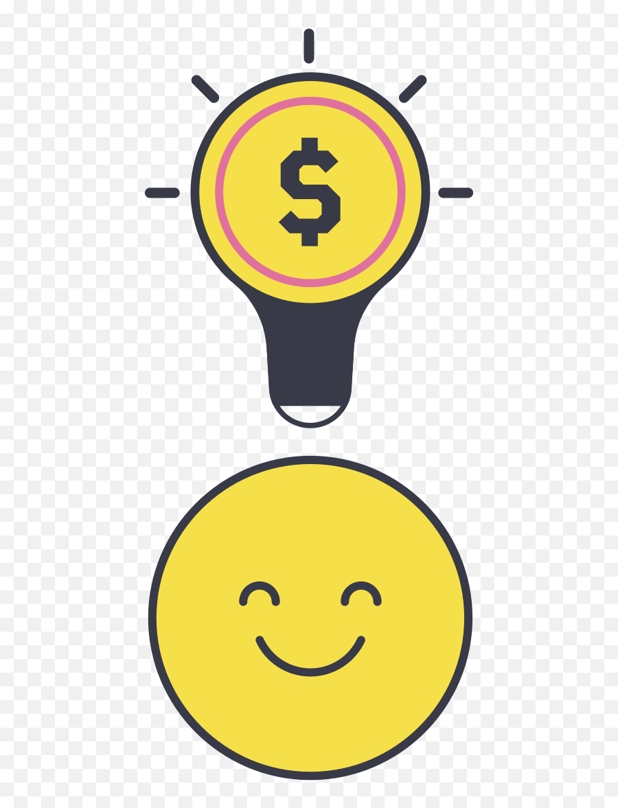 Financial Struggle Clipart - Creative Light Bulb Brain Emoji,Emoticon Struggle Clipart