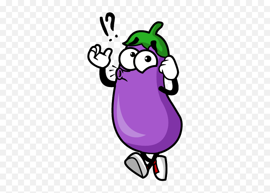 Eggplant Stickers By Hyper Interactive Llc - Big Emoji,Egg Plant Emoji
