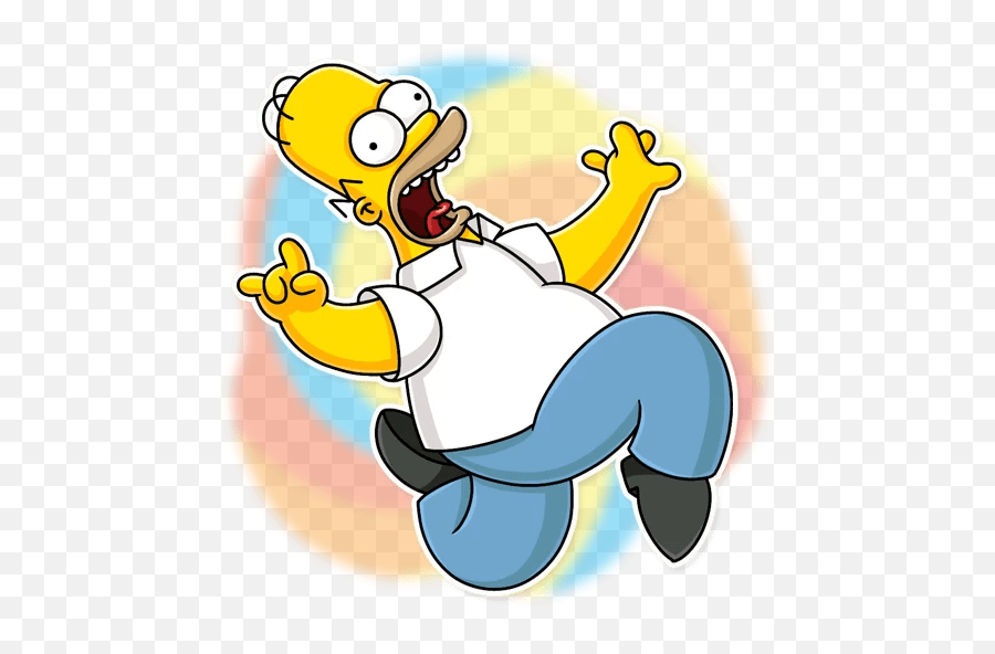 Homer Simpson Sticker - Live Wa Stickers Homer Simpson Laughing Stickers Emoji,Homer Simpson Bottling Up His Emotions