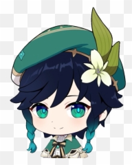Ghost L0lipax Twitter - Venti Chibi Transparent Emoji,Emojis In Dawn Of Titans