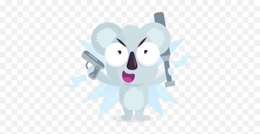 Violence Stickers - Free Miscellaneous Stickers Emoji,How To Draw A Koala Emoticon