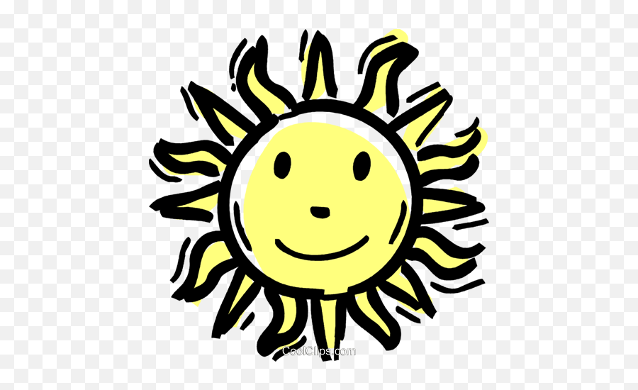 The Sun Royalty Free Vector Clip Art Illustration - Vc085166 Emoji,Free Sun Icon Emoticon
