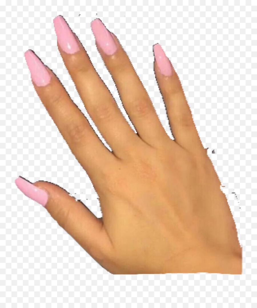 Beauty Free Png Images Png Play - Hand With Acrylic Nails Transparent Png Emoji,Painting Nails Emoji