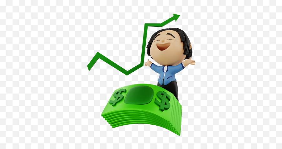 Premium Businessman With Investment Loss 3d Illustration Emoji,Rain Emoji Gif