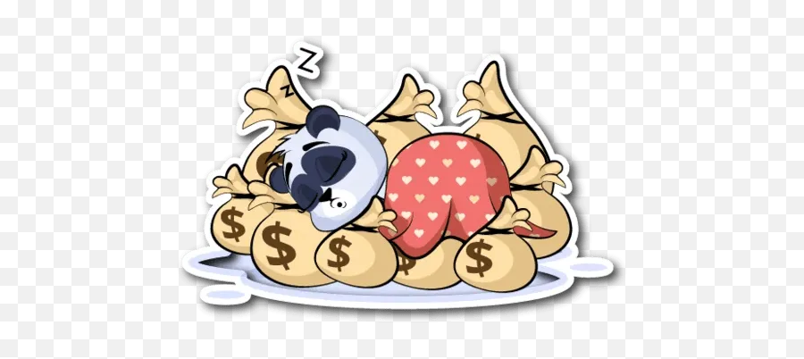 Pandan May Sticker Pack - Stickers Cloud Emoji,Bags Of Money Emoji