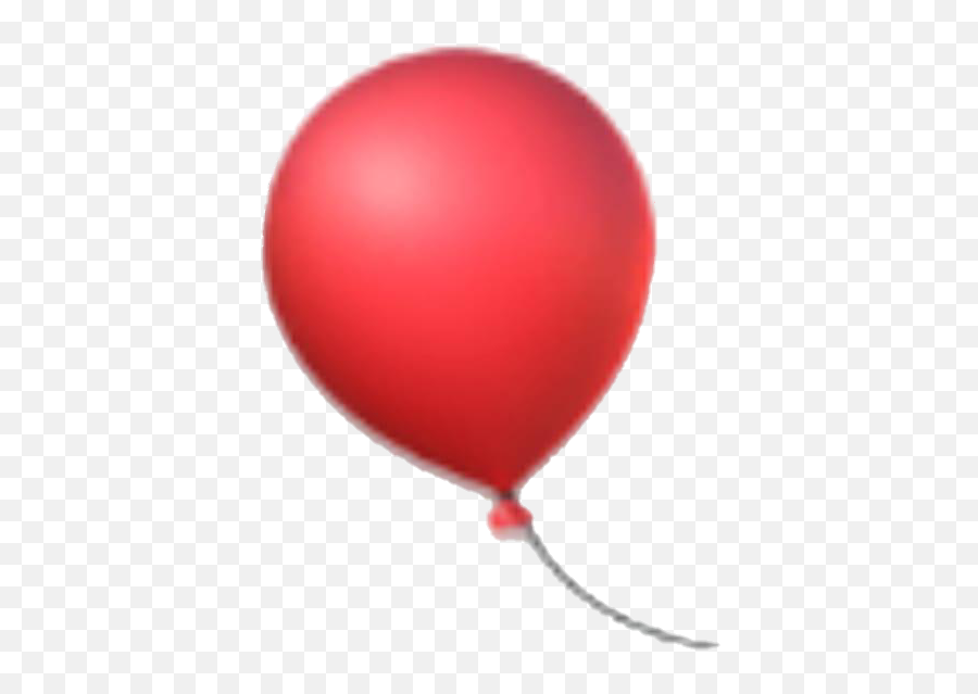 Emoji Balloon Party Redballoon Sticker - Transparent Red Balloon Emoji,Red Balloon Emoji