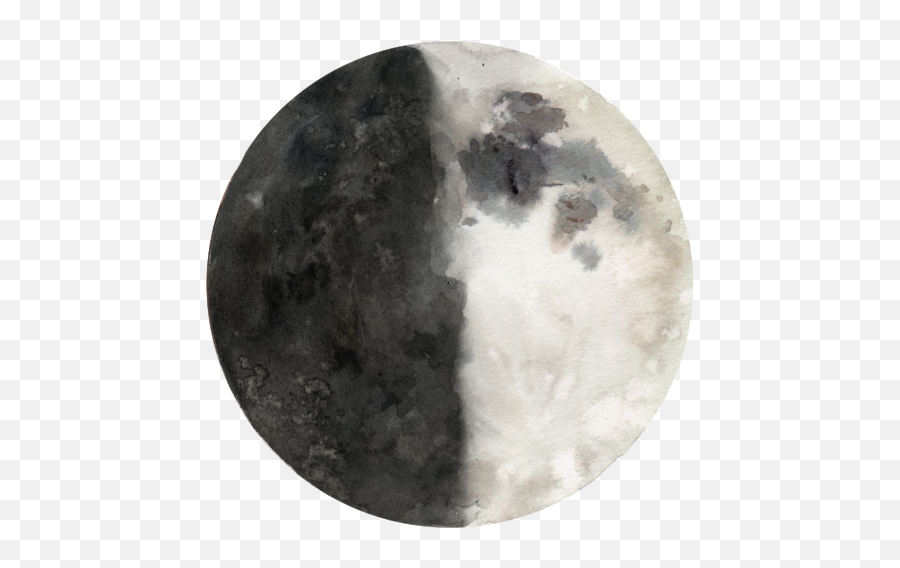 The Wisdom Of The Moons Cycle A - First Quarter Moon Phase White Background Emoji,Moon Phases And Emotions