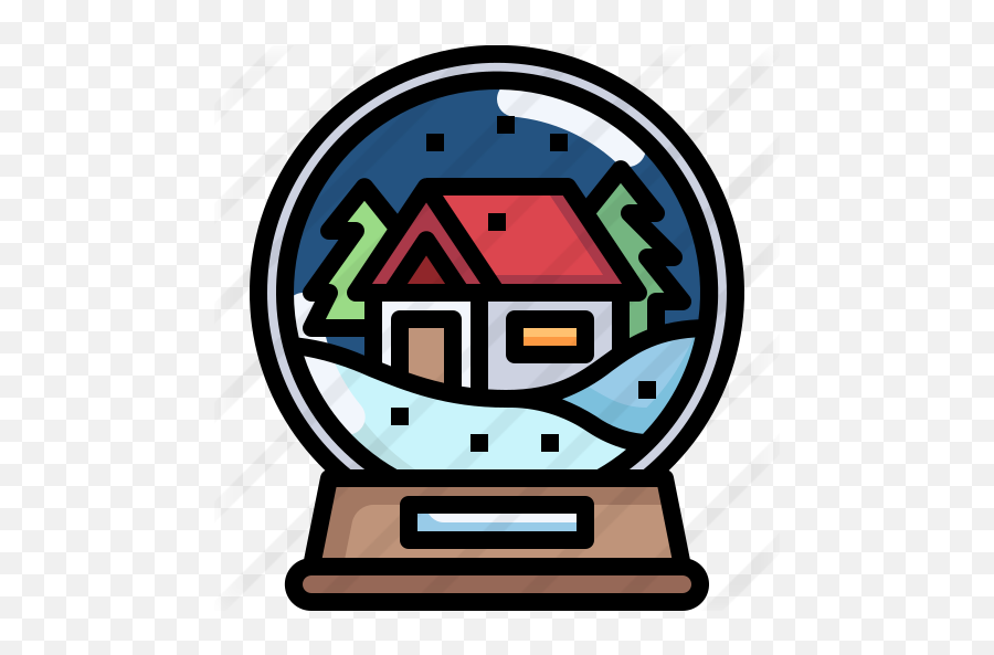Snow Globe - Free Christmas Icons Language Emoji,Snow Globe And Cookie Emoji
