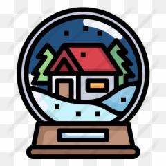Snow Globe - Free Christmas Icons Language Emoji,Snow Globe And Cookie Emoji