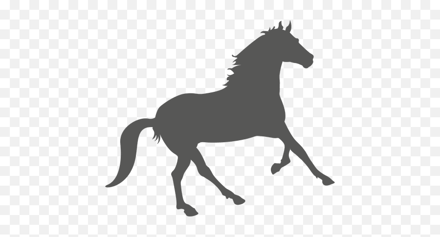 Running Horse Icon Silhouette - Transparent Png U0026 Svg Vector Caballo Icono Png Emoji,Horse Emoji Transparent