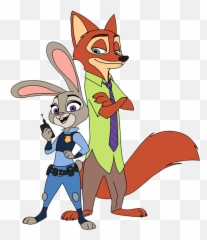Zootopia - Judy Hopps And Nick Wilde Clipart Emoji,Disney Emoji Zootopia