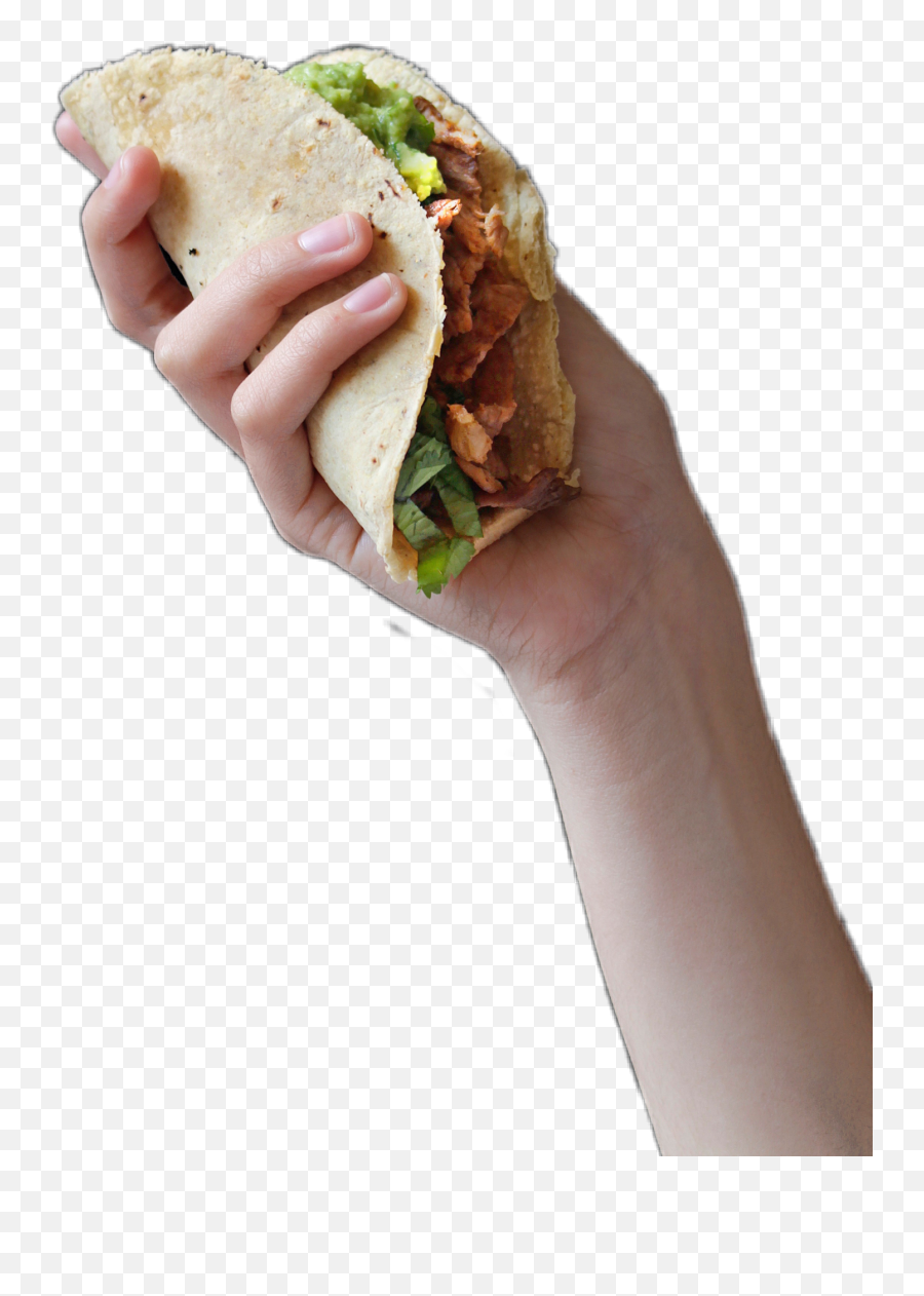 Burrito Sticker By Senpai Bonksalot - Hand Holding Taco Transparent Emoji,Taco Burrito Emoji