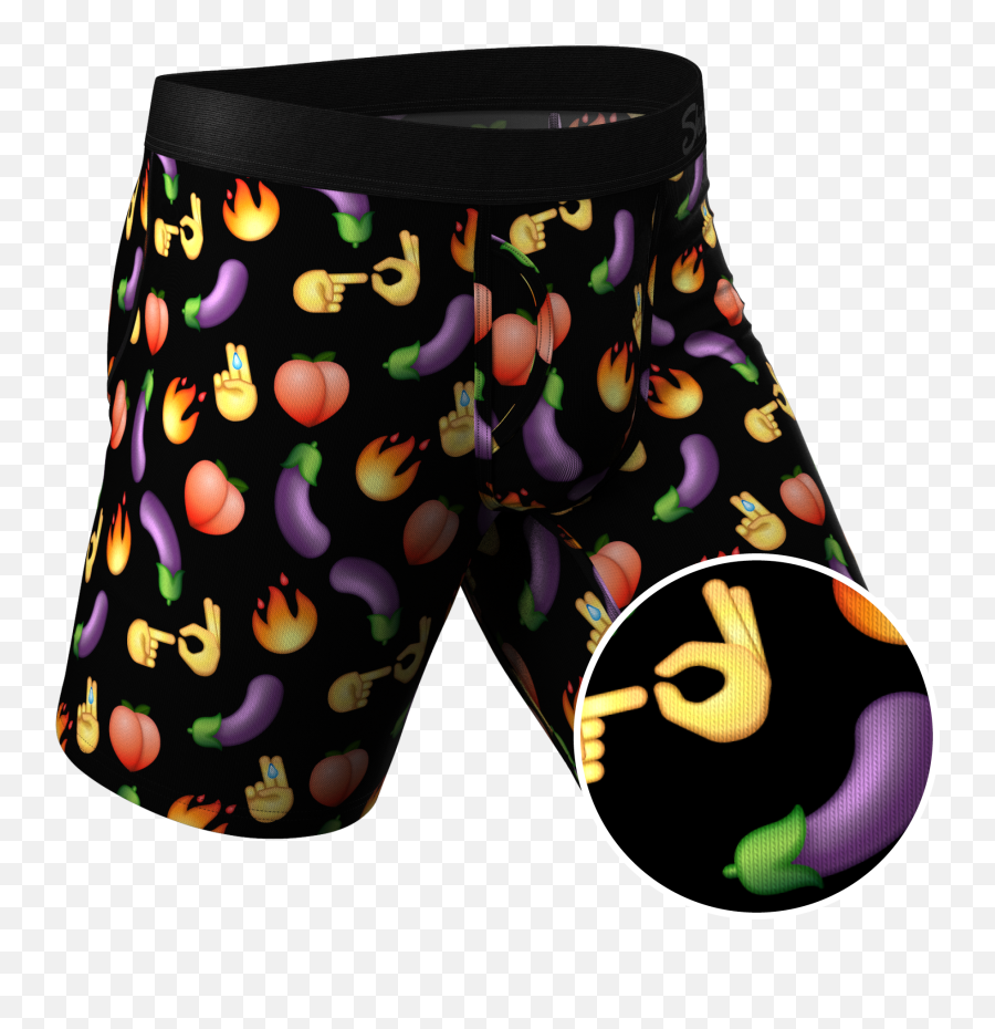 Long Leg Emoji Ball Hammock Pouch - Boardshorts,Emoji Sweaters For Sale