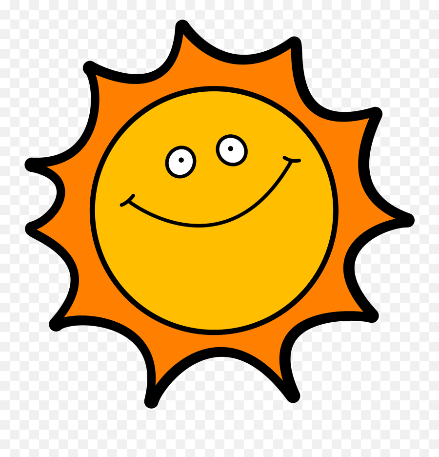 Sun Clipart Public Domain Sun Clip Art - Hot Sun Clip Art Emoji,Sunshine Emoticon