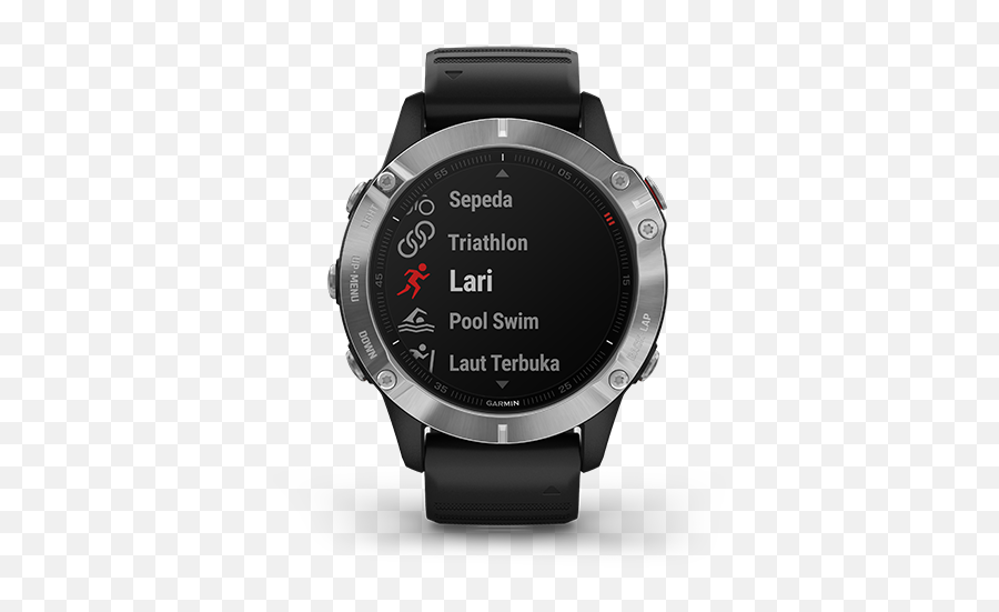 Fnix 6 - Garmin Fenix 6 Silver With Black Band Emoji,Emoticon Warna Hitam Di Path