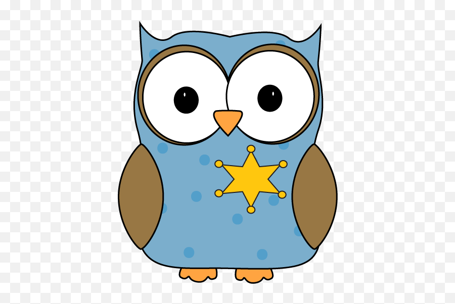 For Class Png Files Clipart - Owl With Star Clipart Emoji,Emoji Sherrif