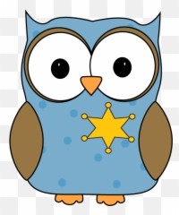 For Class Png Files Clipart - Owl With Star Clipart Emoji,Emoji Sherrif