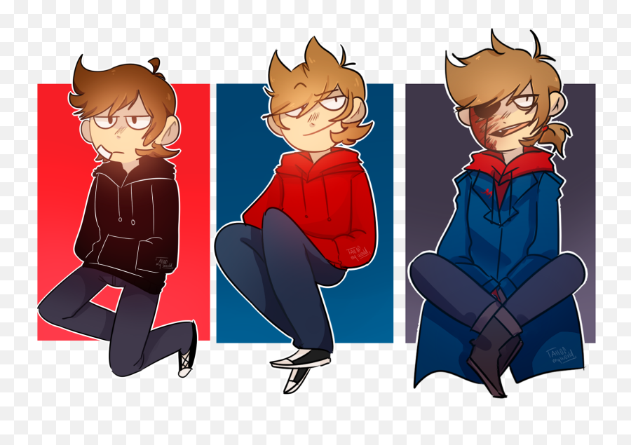 The Evolution Of Tord Cartoon Crossovers Eddsworld Tord - Giant Robot Tord Emoji,Cats Dont Express Their Emotions