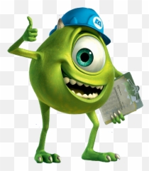 Mike Wazowski - Mike Wazowski With Helmet Emoji,Frat Boy Emoji