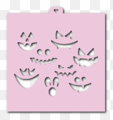 Cookie And Craft Stencil Set - Happy Emoji,Emoticon Cookie Cutter