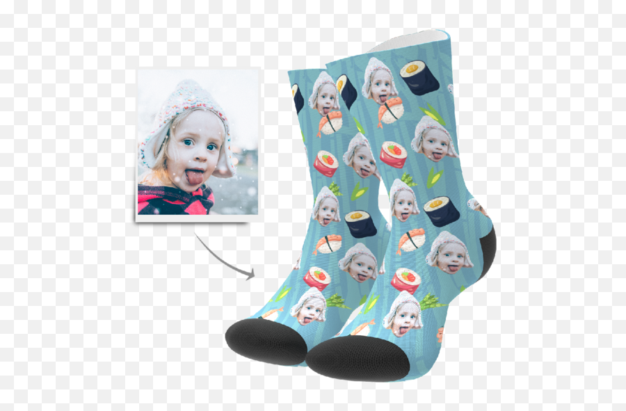Custom Crew Socks - Facesockseu Facesockseu Fictional Character Emoji,Christmas Socks Emojis