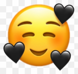 Get Emoji Art - Emoji With Black Hearts,Emoji Copy And Paste