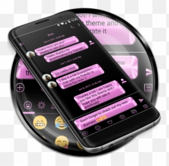 Sms Messages Metallic Pink Theme 100 Download Android Apk - Technology Applications Emoji,Theme Ios 12 Emojis