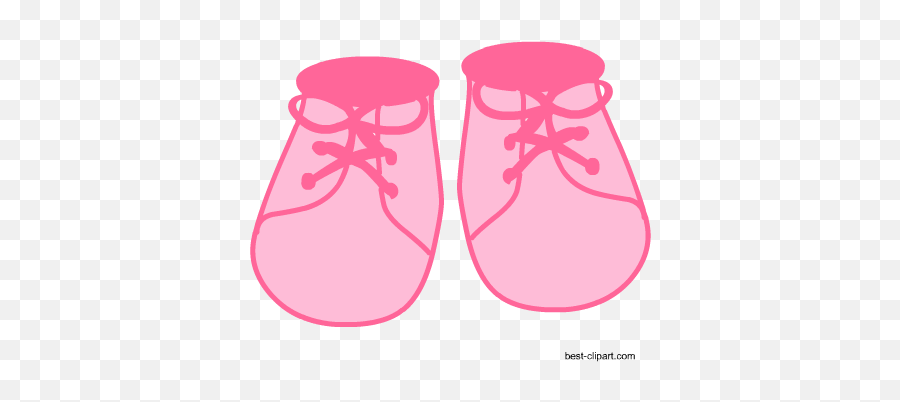Free Baby Shower Clip Art - Transparent Baby Shoes Clipart Emoji,Baby Girl Emoji Transparent Background
