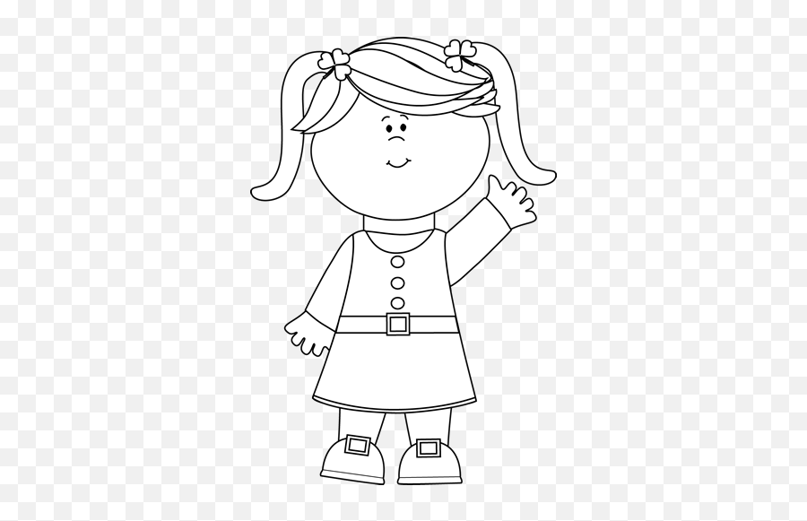 Free Black Girl Cartoon Png Download Free Black Girl - Little Girl Clipart Black And White Png Emoji,Cute Black Girl Emojis