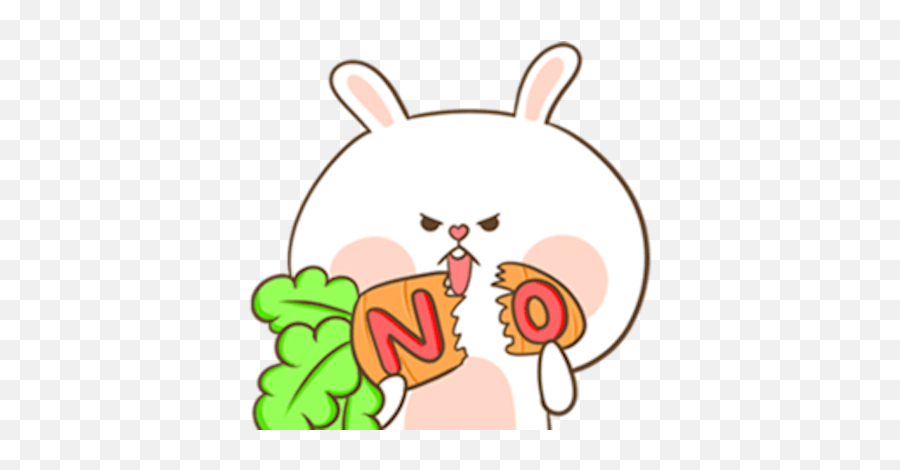 Puffy Rabbit - Happy Emoji,Tuagom Puffy Bear Emoticon