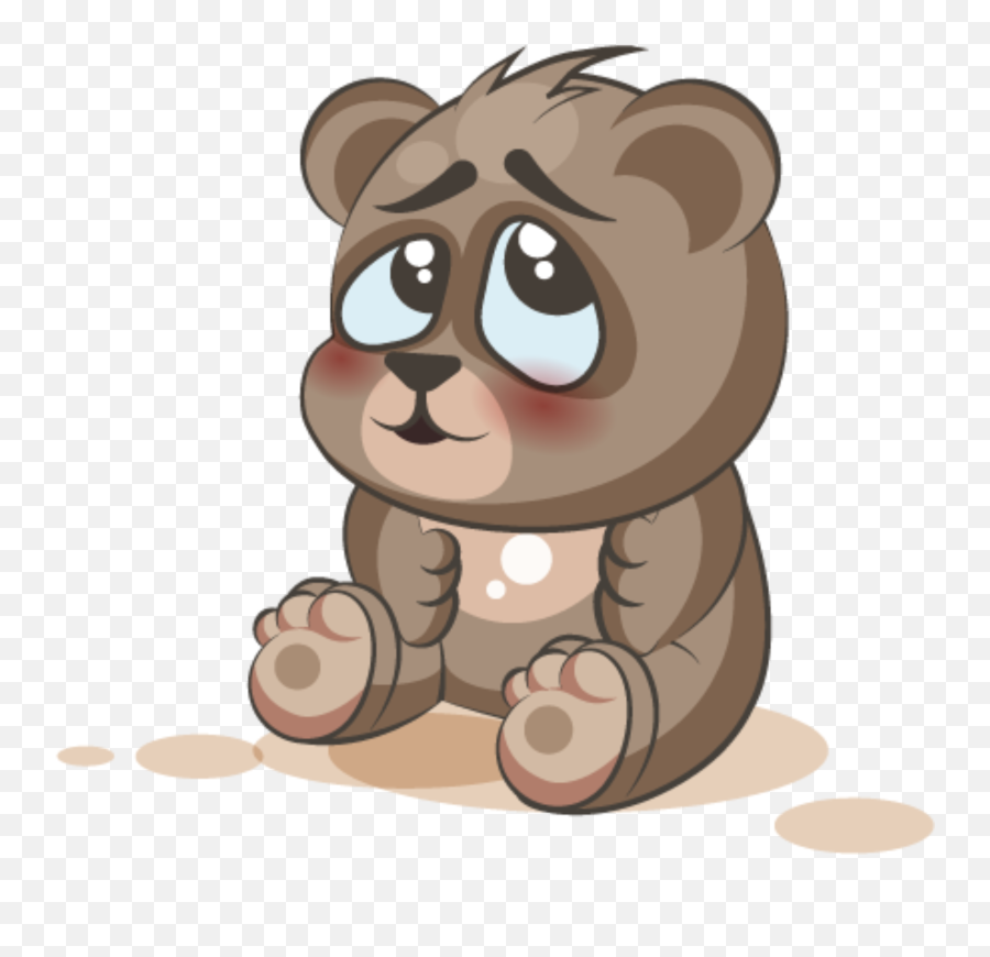 Adorable Bear Emoji Stickers By Suneel Verma - Bears Emoji,Bear Emoji