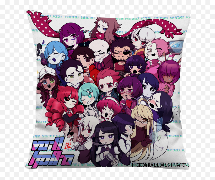 Cyberpunk Bartender Action Va - Va 11 Hall A Cast Emoji,Bartender Emoticon