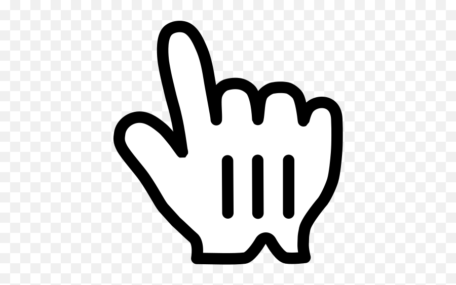 Pointing Hand Cursor Free Icon Of Vector Macos Cursors - Mac Cursor Pointer Png Emoji,Finger Pointing Emoticon Text