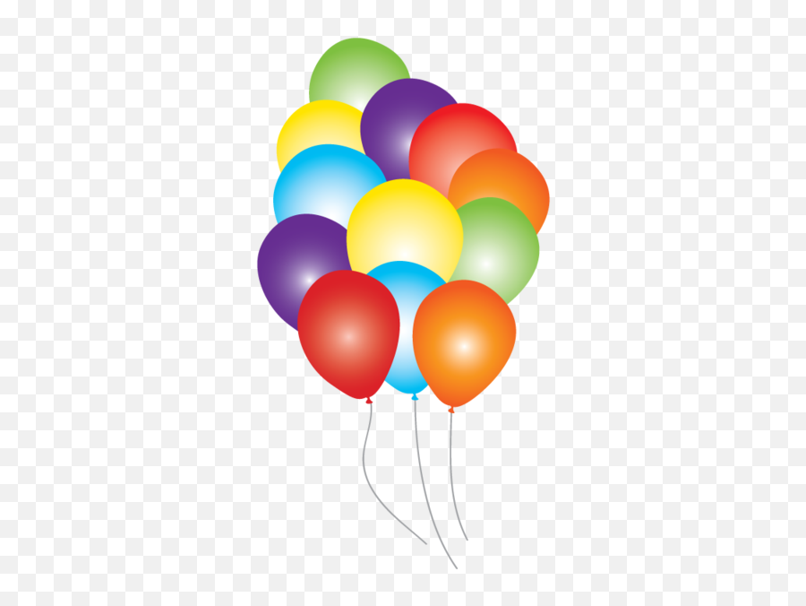Rainbow Balloon Party Pack 12 - Balloon Emoji,Rainbow And Candy Emoji