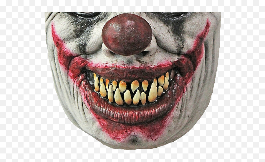 Scary Clown Face Mask Portable Battery - Transparent Clown Creepy Faces Emoji,Clown Text Emoticon