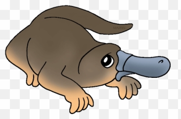 Platypus Cartoon - Aussie Animals Clip Art Emoji,Platypus Emoji