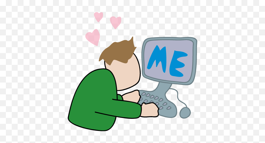 Self - Presentation Narcissism And Extraversion On Facebook Dependent Personality Disorder Clipart Emoji,Facebook Heart Eyes Emotion